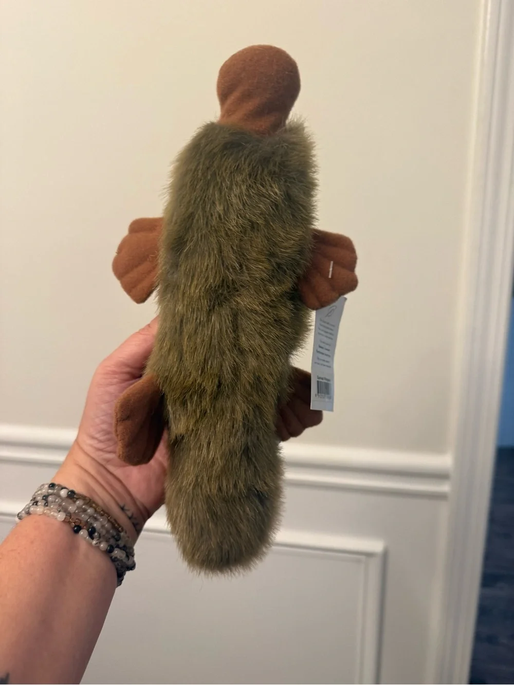Korimco Gumleaf Collection Platypus Plush Stuffed Animal Toy Brown NWT New